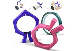 THINGSBAG Pinching Tool for Sublimation Tumblers, Pinch Perfect Clamp Grip for 20 23 30 Cup, Pincher for Wrapping Heat Press Paper Cinch Tools, Sub Blanks Tumblers Accessories Holder (Purple Pink 2 Pack)