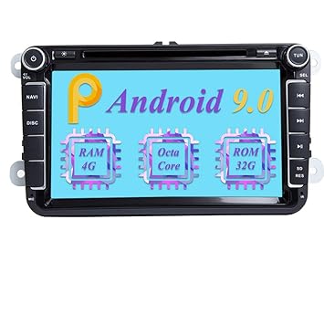 Dimost Android 9.0 Autoradio 8 Pulgadas 8-Core 4GB RAM 32GB ...
