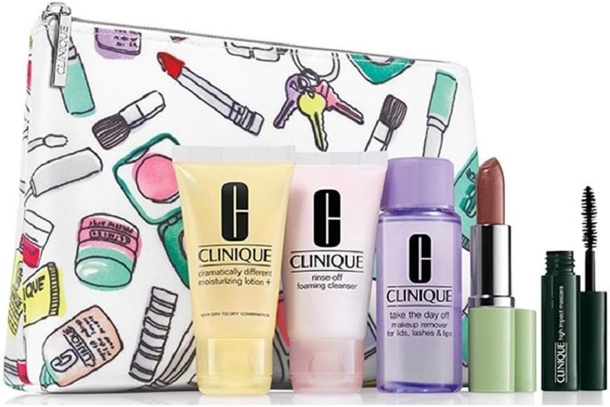 NEW Clinique 6 Pcs Skincare Gift Set with Dramatically Different Moisturizing Lotion More! ($70+ Value)