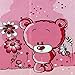 iPad 2/3/4 Case, Dteck(TM) Cartoon Cute Pattern PU Leather Flip Wallet Case with [Cards Slots&Money Holder] for Apple iPad 2/ iPad 3 / iPad 4 9.7 Inch (01 Pink Bear)