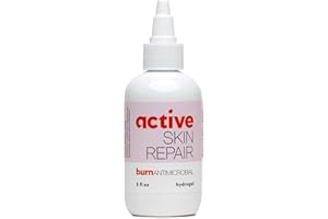 BLDG ACTIVE Active Skin Repair First Aid Skin Healing Burn Hydrogel - Natural, Non-Toxic, & No Sting Burn Ointment with Hypochlorus Acid for Immediate Pain Relief, 3 oz