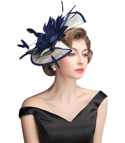 Z&X Sinamay Fascinator Pillbox Hats for Women Wedding Tea  display picture 1
