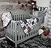 Dear Baby Gear Bears Deluxe Baby Blanket - Reversible, Milestone & Newborn Gifts for Girls and Boys - Moose, Arrows, Faux Quilt - 40
