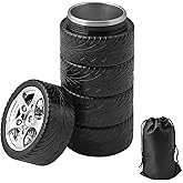 KOBSAINF Tire Coffee Mug Gift for Man Christmas Car Coffee Mug Gifts, Stainless Steel Coffee Tea Mug for Fathers Day Thanksgiving Valentine Car Lover Birthday Gift