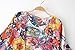 Hibluco Women's Summer Chiffon Floral Kimono Cardigan Long Swimwear Cover Ups