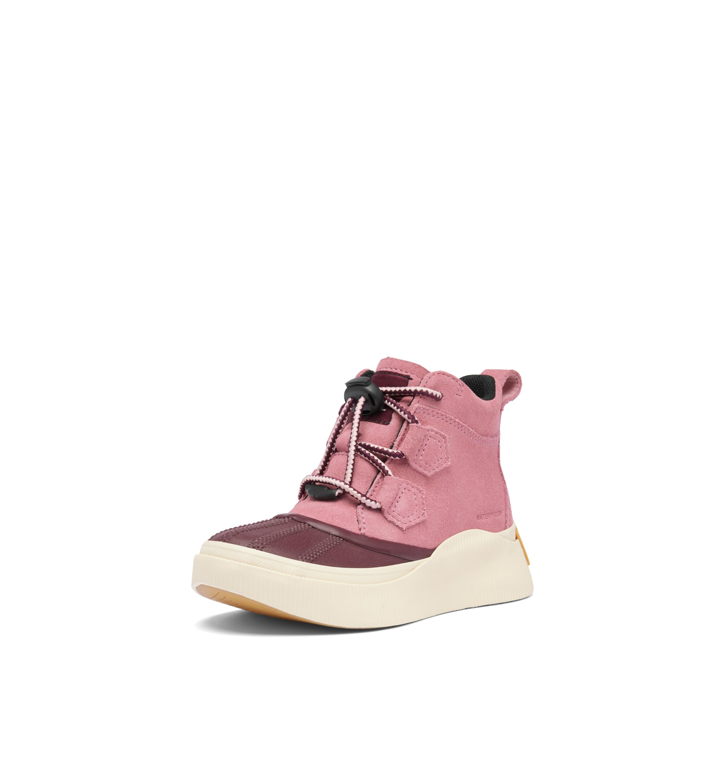 SOREL Children’s Out N About lV Classic Waterproof Boot – Dazed Mauve, Honey White – 6