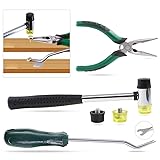 Hilitchi 5 Pcs Upholstery Tools Double-Faced Soft