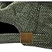 Carrolls Irish Gifts Dark Green Tweed Cap with Yellow Ireland Emblem