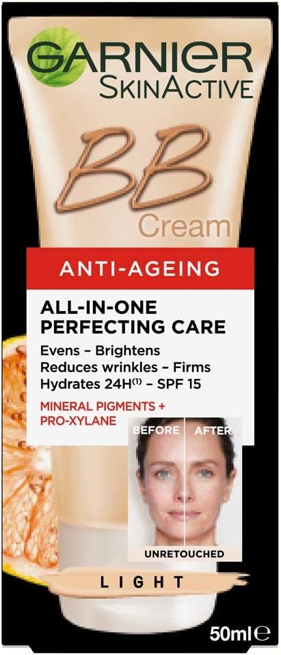 Garnier BB Cream Anti Ageing Light 50ml SPF15 Tinted Moisturiser