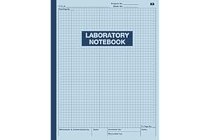 Laboratory Notebook: Simply Lab Notebook for Researchers, 105 pages, 8.5 x 11 in, Student Laboratory Notebook