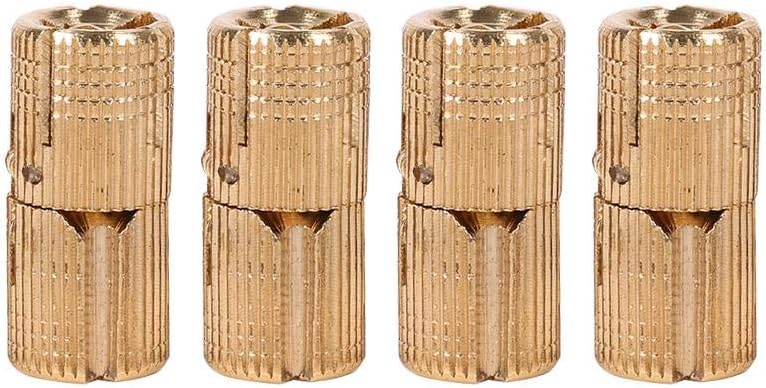 MAGT Fassscharnier, 4 Teile/Paket Kupfer mit Vergoldung Verdecktes