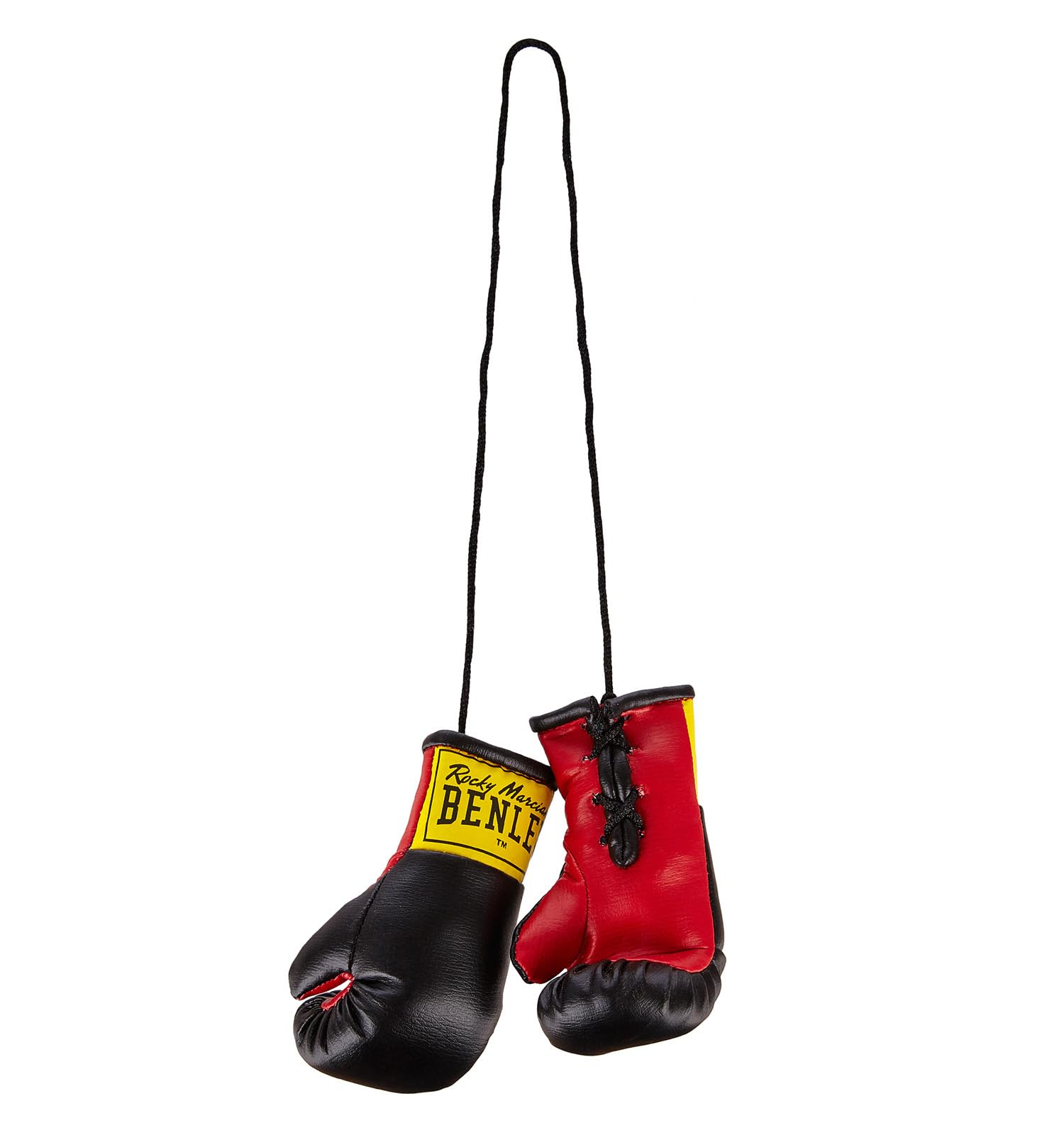 BENLEE Rocky Marciano Unisex_Adult Mini Miniature Boxing Gloves, Black, standard size 199027