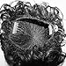 CAISHA Voluminous Bun Hairpiece Hair Bun Scrunchie Hepburn Bun Extension Wavy Black D1