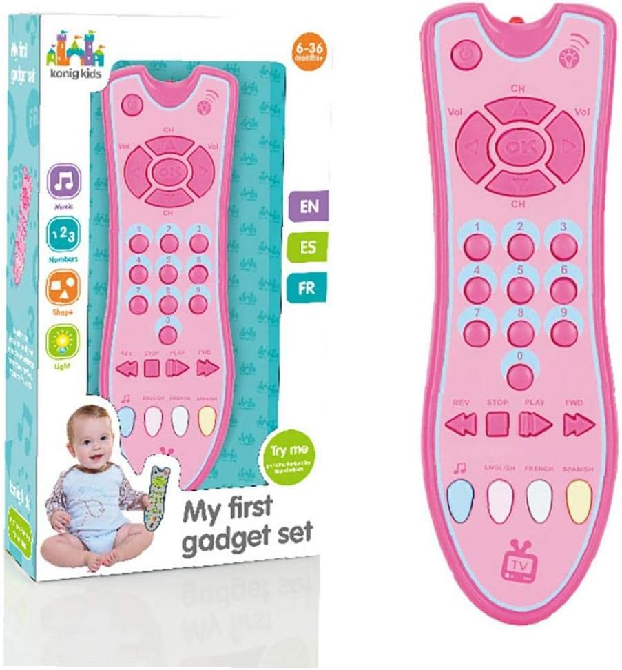 1pc Baby Remote Control Toy Tv Remote Control Infants Sound Musical