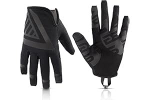 Glove Station The Impulse Tactical Gloves for Men with Touchscreen Compatibility – Suede Leather & Spandex Shooting Gloves for Motorcycle, Airsoft, Paintball & Work Use, Lightweight & Strong Grip
