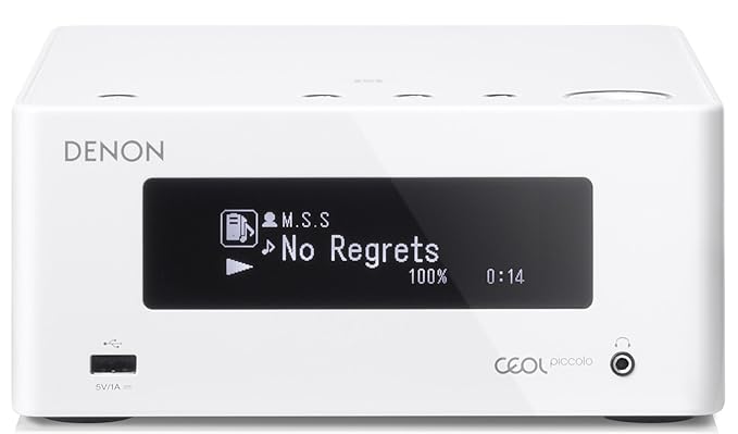 Denon DRA-N4 Netzwerk CEOL Piccolo Stereo Receiver (2x 40 Watt, Internetradio, DLNA, AirPlay, Bluetooth, Spotify Connect, App