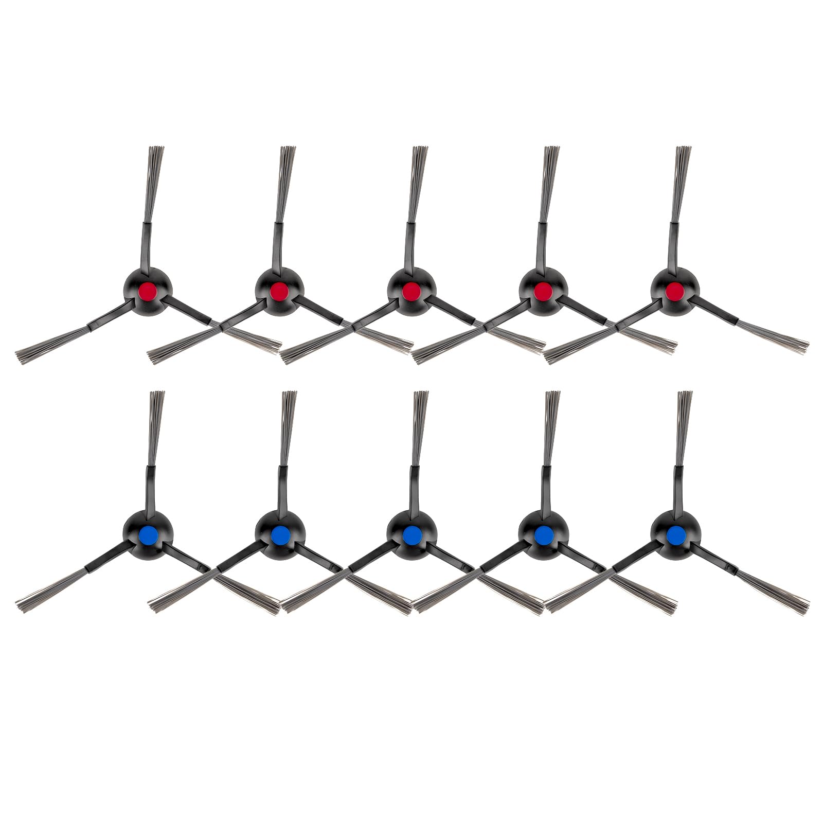 Photo 1 of (10 Pieces) Side Brushes Replacement Parts for ECOVACS DEEBOT T30 Pro Omni/ T30 Omni/ T30S/ T30S AI/ T30S CARE/ T30S Combo/ N20 plus/ N20 Pro Plus/ Yeedi M12 Pro+/ N30 OMNI/ N30 PRO OMNI Side Brush