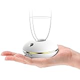 Fancii Cool Mist Personal Humidifier - Portable Mini Travel Tabletop Humidifier - USB & Battery Operated, Water Bottle