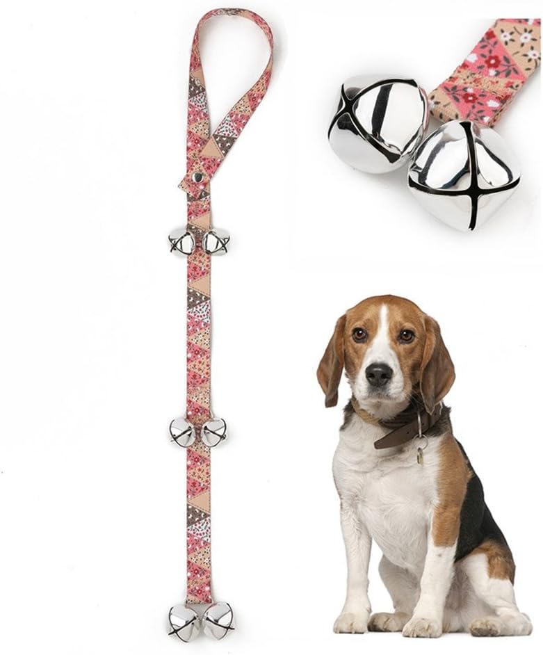 Pet Heroic Dog DoorBells for Potty Training & House training, Unique Style & Premium Quality, Loud & Crisp DoorBells, Adjustable Door Bell Length for Small, Medium and Large Dogs