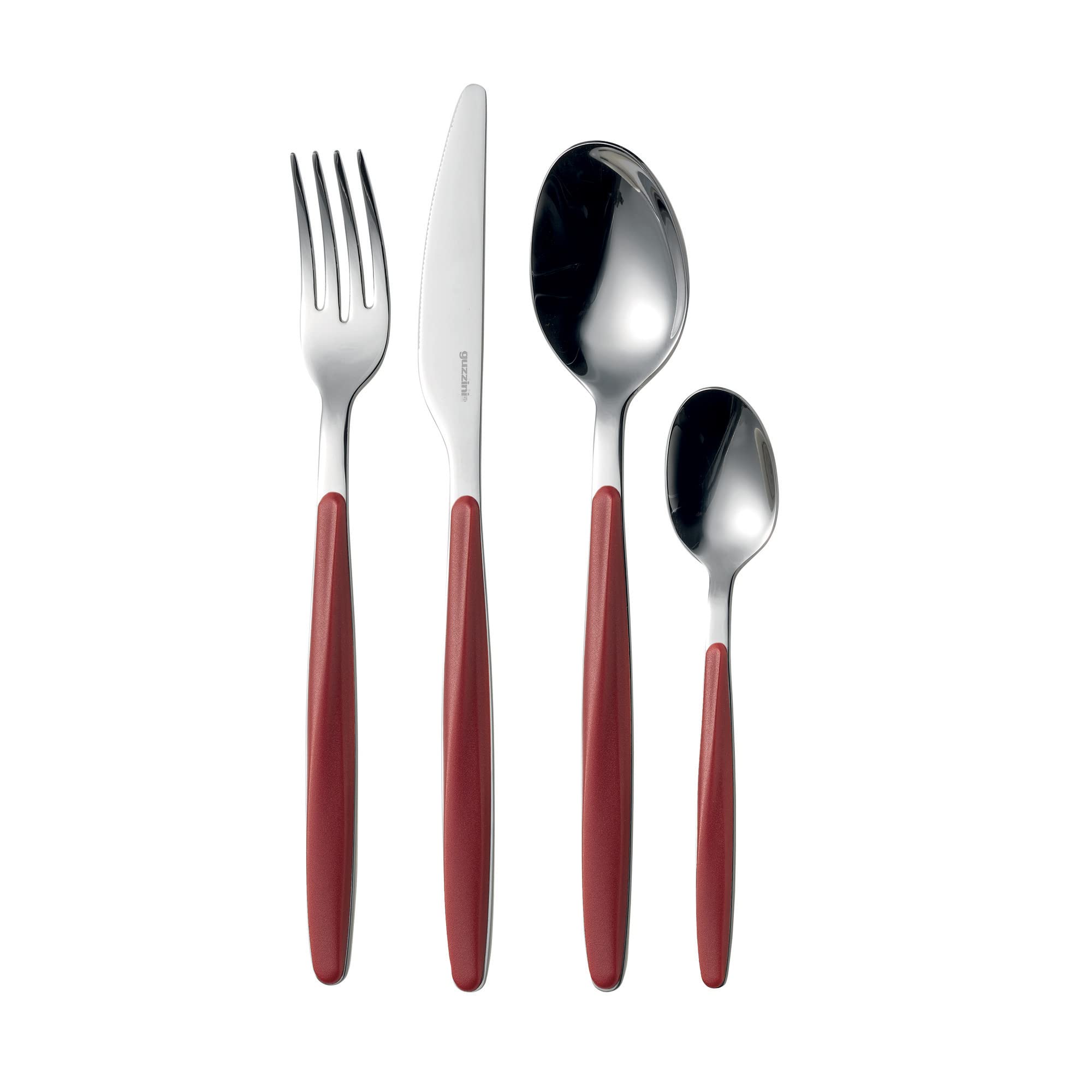 Guzzini My Fusion Cutlery set Red 16.8x7.5x25.5 cm