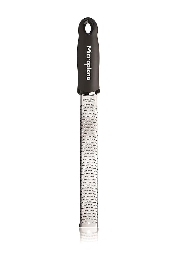 Microplane Premium Classic Serie Zester Reibe schwarz 46020