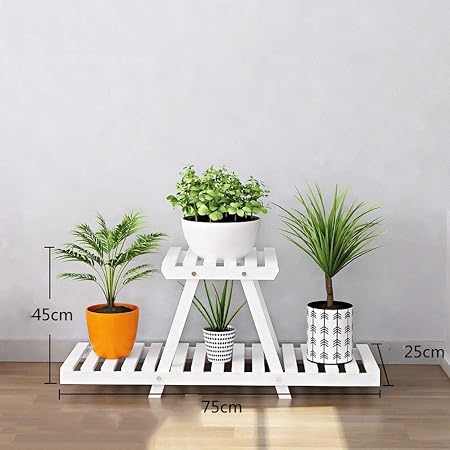 Soporte De Exhibición De Plantas - Soporte De Flores De Madera ...