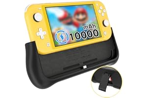 NEWDERY Battery Charger Case for Nintendo Switch Lite 5.5", Support PD & QC 3.0 Fast Charging, Built-in 10400mAh Portable Bac