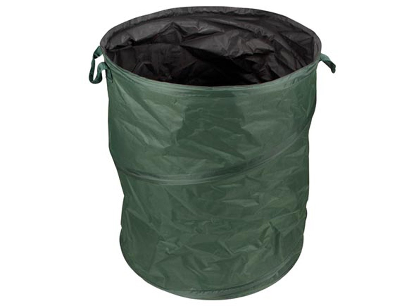 Perel 175 Litre Collapsible Garden Waste Bag, 43 x 56 x 67 cm, green, 930 – 175