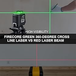 Laser Level, Firecore 360° Green Self Leveling