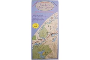 PADDLESPORTS PRESS Adk Paddlers Map - South