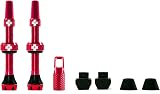 Muc-Off Tubeless Valves V2 7075 Aluminium Presta 44mm Red with Core Tool