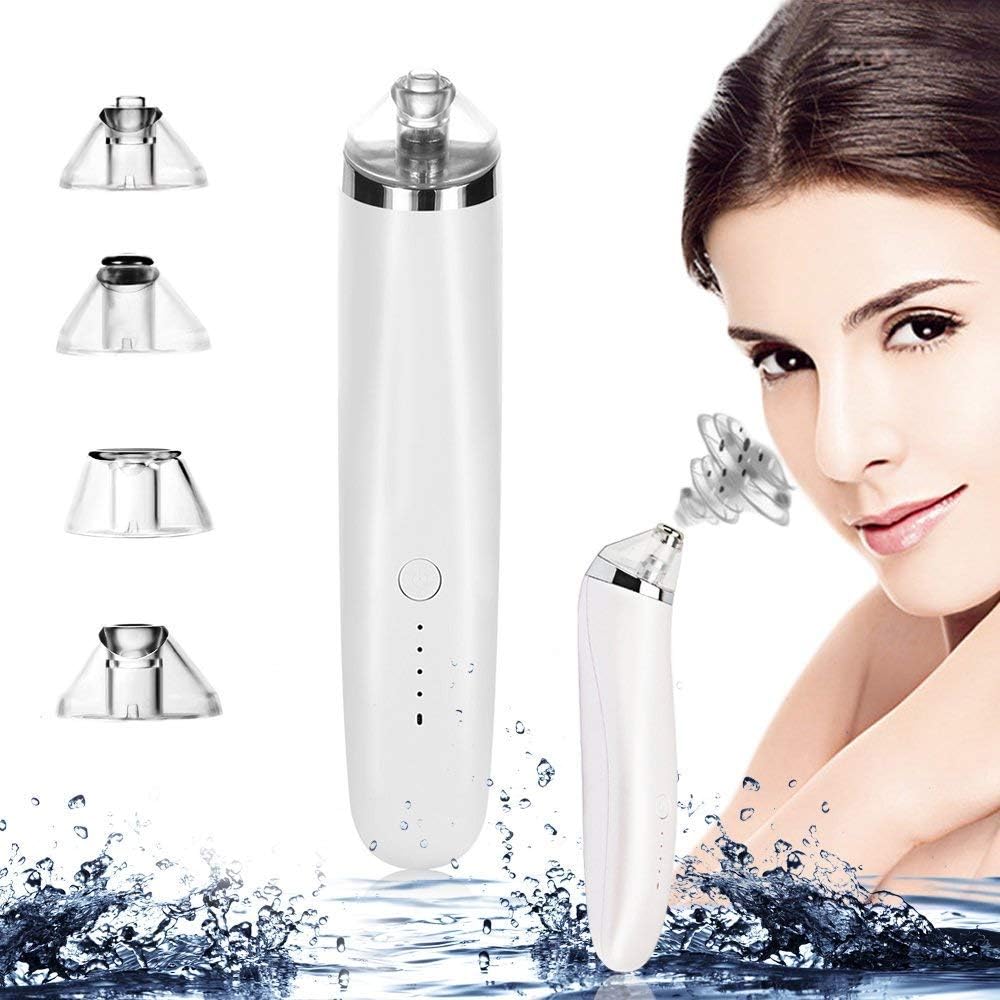 Norjackbeauty Electric Pore Cleanser and Spray Moisturizing Exfoliates Blackhead Acne Remover Skin Care Facial Beauty Device Instrument Machine USB Charging Blue