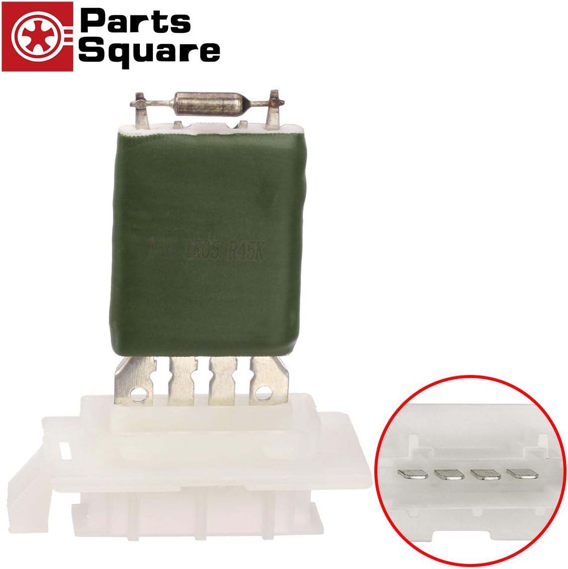 PartsSquare HVAC Blower Motor Resistor MT1823 Compatible with AUDI S3 2008-2012 Replacement for AUDI A3 2006-2013 Replacement for VW BEETLE CC GOLF 09-15 Fan Resistor