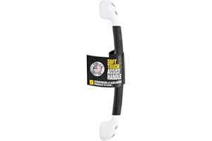 Stromberg Carlson AH-100 White Soft Touch Assist Handle - RV Exterior Grab Handle and Entrance Handle - Grab Bars for RV and Camper - Comfortable Entry Door Handle