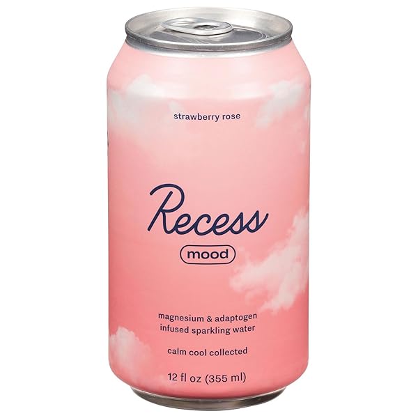 RECESS MOOD MAGNESIUM SUPPLEMENT DRINK CALMING BEVERAGE, STRAWBERRY...