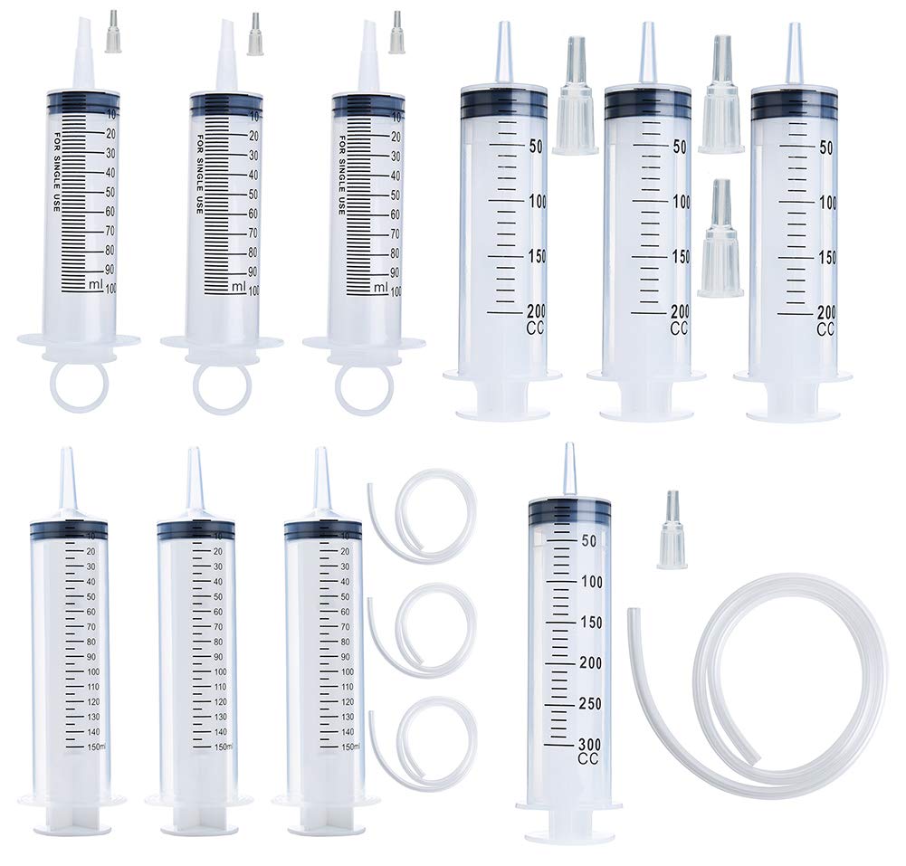 100ml 150ml 200ml 300ml Plastic Syringes Industrial