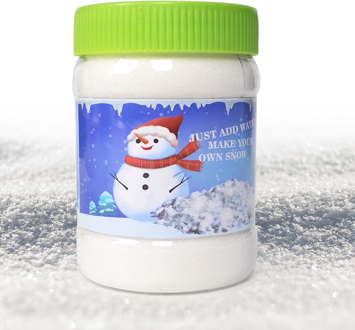 Artificial Snow - BABIYA 11 OZ Instant Snow Fake Snow Powder Christmas Display Decoration Artificial Snow Blanket