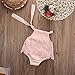 Newborn Baby Girl Infant Romper Jumpsuit Bodysuit Tutu Lace Dress Clothes Outfit (12-18 Months, Pink)