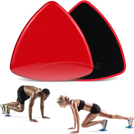 2 x doble cara deslizamiento discos ejercicio Sliders Core Sliders ...