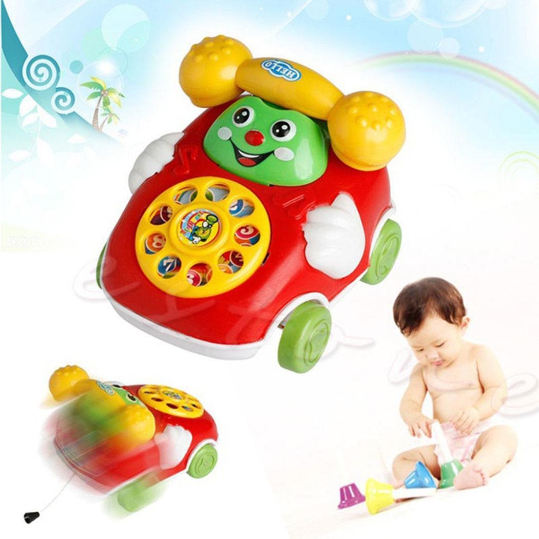 Dongba Baby Toys 2in 1 Cartoon Car Phone for Kids Educational Developmental Toys