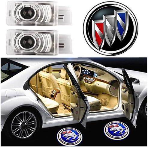 ZhengRong Car Door LED Light Projector Ghost Shadow Lights Welcome Lamp for Buick Series LaCrosse Envision Allure Enclave Encore