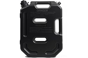 10L 2.6 Gallon Plastic Gas Can with Pour Spout, Portable Fuel Container Storage Jug Emergency Backup for Motorcycle SUV ATV T