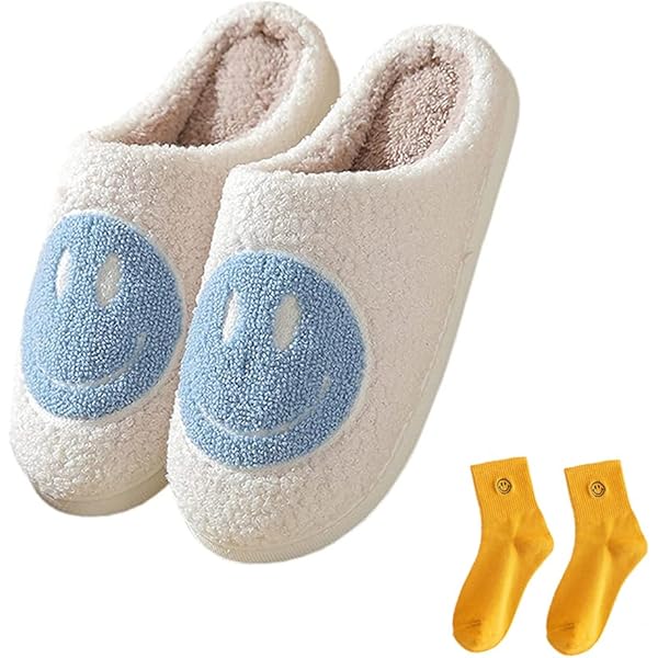 Zapatillas De Casa Para Mujer - Felpa Suave Con Dibujos Animados, Suela Antideslizante Y Calentitas Para El Invierno