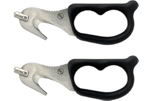 StatGear SuperVizor XT Auto Emergency Rescue Escape Tool - Seatbelt Cutter & Window Glass Breaker Hammer Survival - Mounts Right to Your Sun-Visor! Pack of 2