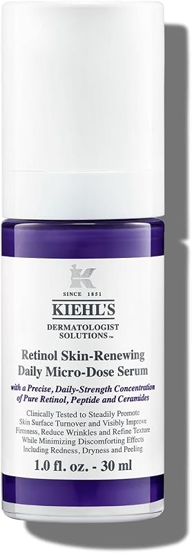 Retinol Skin-Renewing Daily Micro-Dose Face Serum, Siero Viso Anti-Rughe, Azione Rimpolpante, Pelle Visibilmente Più Giovane, Con Retinolo Puro, Peptidi e Ceramidi, 30 ml