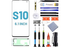 Tpyag Screen Replacement for Samsung Galaxy S10,Replacement Screen for Galaxy S10 Series 6.1 inch,Screen Repair Kit with Waterproof Adhesive(NO OLED & Touch Digitizer)