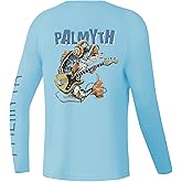 Palmyth Boys Fishing Shirt Youth Long Sleeve T-Shirt Sun Protection UPF 50+ Quick Dry