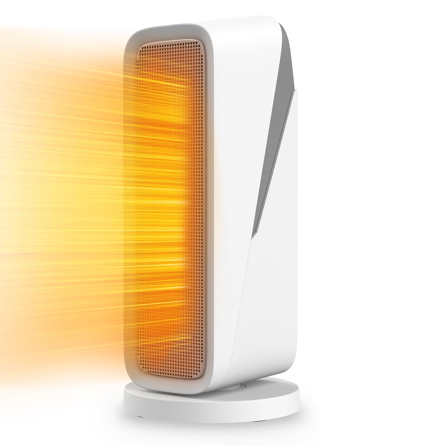 Photo 1 of DR.PREPARE Space Heater, 1500W Fast Heating Ceramic Electric Heater, Child Lock, 80° Oscillating, Overheating & Tip-Over Protection, Portable Heater for Home, Office