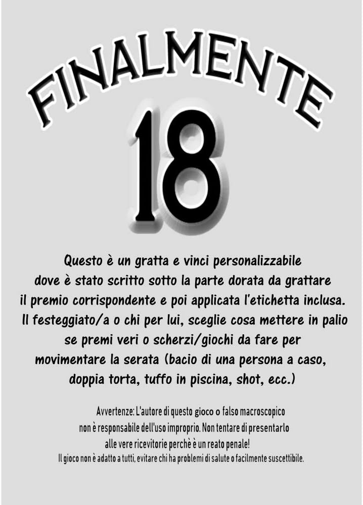 Gratta E Vinci Festa 18 Anni Lei Horus Creations Kit 15 Biglietti Gratta E Vinci Da Personalizzare Rosa Rendi Divertente E Originale Il Tuo Compleanno Inviti Diciottesimo Per Compleanno Domande Per Scherzi 18 Anni