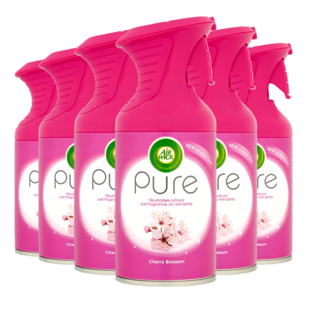 Air Wick |Cherry Blossom| Pure Air Freshener| 250 ml |Pack of 6